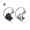 G.K KZ Zax Metal Headset 7BA+1DD Hybrid 16 Drivers Auriculares