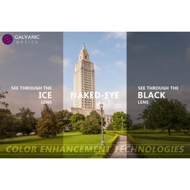 Galvanic Replacement Lenses for Costa Del Mar Inlet Sunglasses - Ice + Black Polarized - Combo Pack