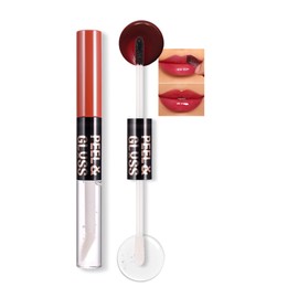 Easilydays 2 In 1 Peel & Gloss, Dual Hand Matte + Mirror Liquid Lip Gloss Stain Moisturizing Long Lasting & Waterproof, Moisturizing Long Lasting & Waterproof Transfer-Proof Lip Liner Lipstick, 05