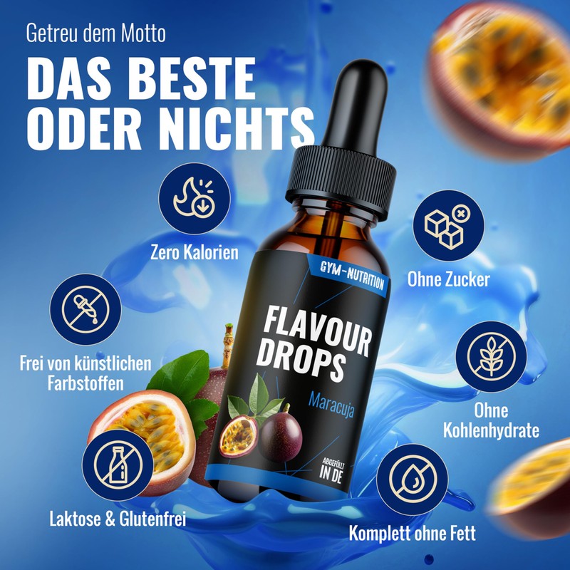 Flavour Drops 50 ml with Passion Fruit Flavour