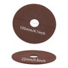 105mm x 22mm Grinding Wheel Disc for 3/8" 325 Pitch