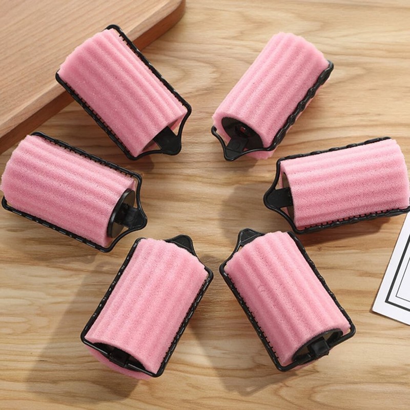 BESTOYARD Hair Curler, Sponge, Hand Winding Curler, 8-Piece Set, Hair