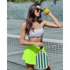ED3SIZE Womens Skirt with Shorts Cross High Waist Tennis Golf