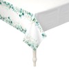 Fun Express 9 Ft. Eucalyptus Print Plastic Tablecloth