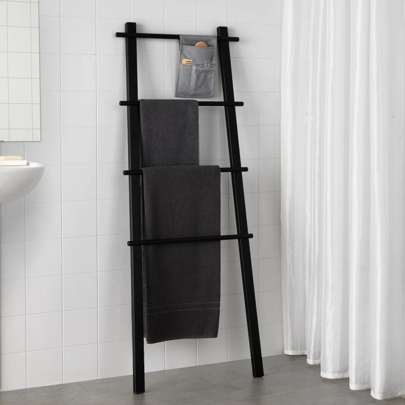 IKEA VILTO Towel Stand Black 003.587.54