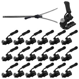 Pack of 24 Black Zip Repair Kit, 3 Sizes Zip Repair Kit, Removable Replacement Zip Repair Kit, Zip Replacement for Coat, Backpacks
