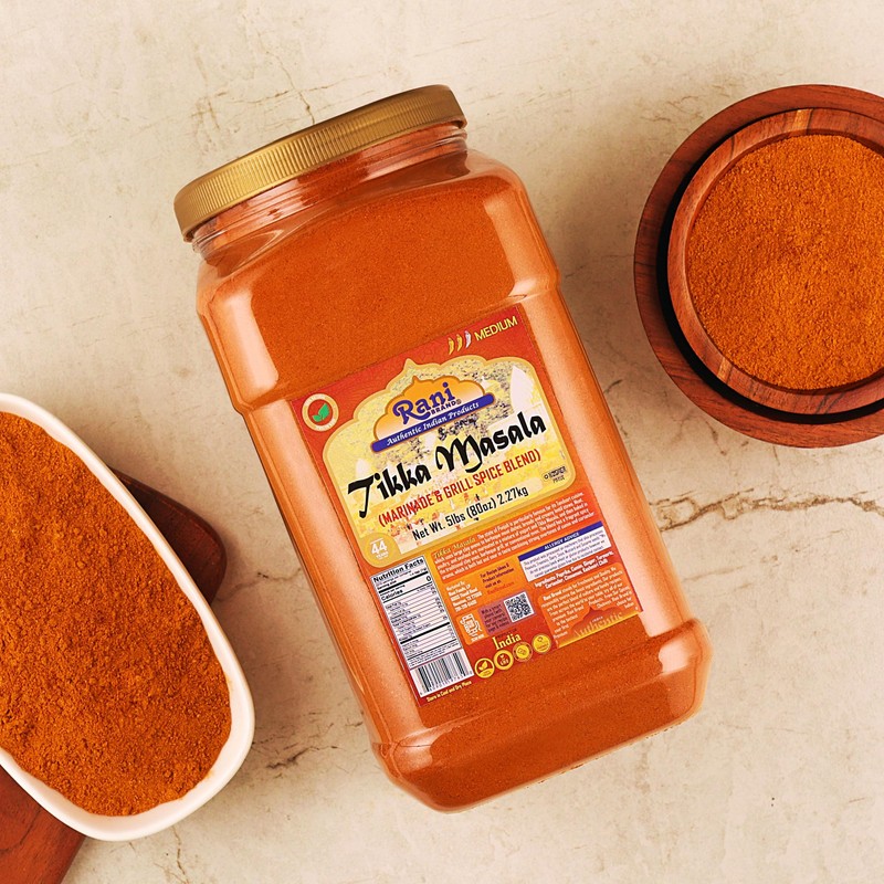 Rani Tikka Masala Indian 7-Spice Blend 80oz (5lbs) 2.27kg Bulk