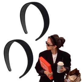 LUYING Velour Ribbon Black Velour Hair Accessories PC Hair Band Headband Hair Hoop