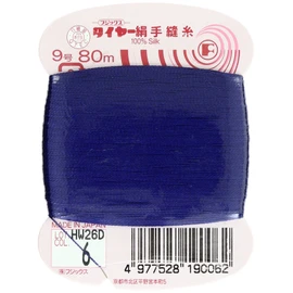 Fujix Tire [Silk Hand Sewing Thread] No. 9/80m col.6