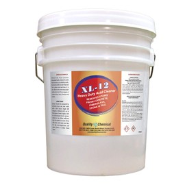 XL-12 High Power Acid Cleaner formulated to remove rust stains oxidation from concrete, fiberglass, stone, tile as well as brass.-5 gallon pail
