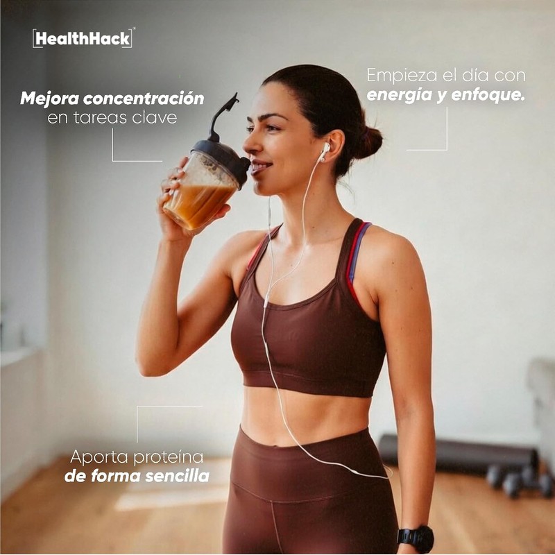 Proteína Whey Iced Coffee en Polvo Sin Azúcar Caramelo 190g