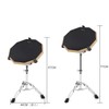 Horse Practice Drum Pad, 12 Inch Double Sided Exercise Drumming