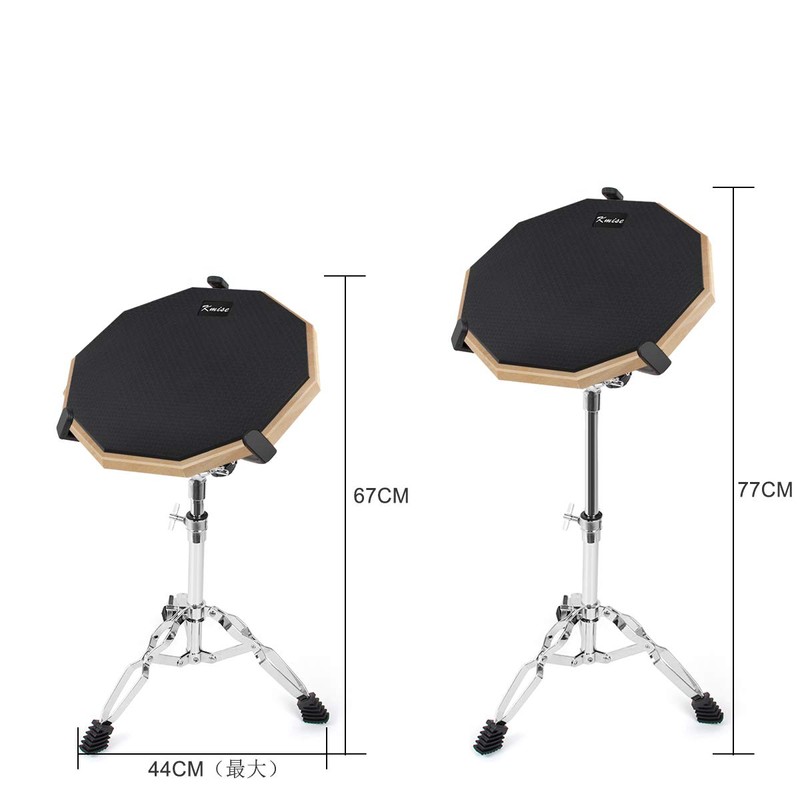 Horse Practice Drum Pad, 12 Inch Double Sided Exercise Drumming