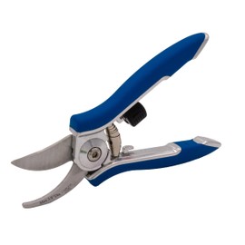 Dramm Bypass Pruner, Cut up to 5/8-inch in diameter, Stainless Steel Blade, Blue