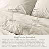 Coyuchi Organic Crinkled Percale Sheet Set, Alpine White (Twin)