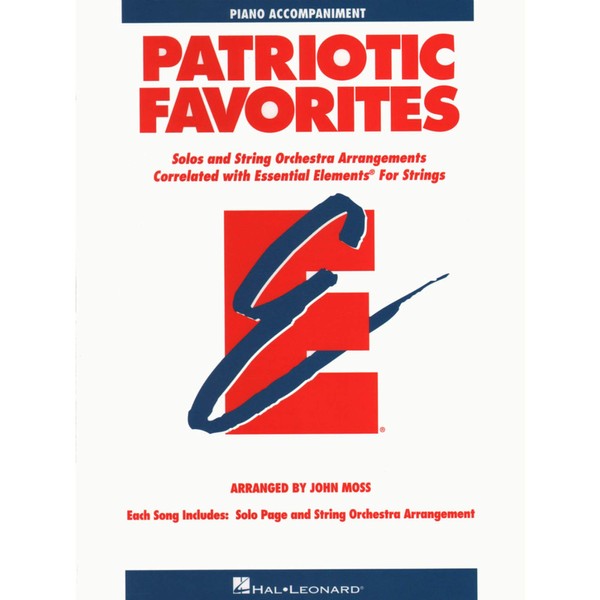 Patriotic Favorites for Strings: Piano Accompaniment