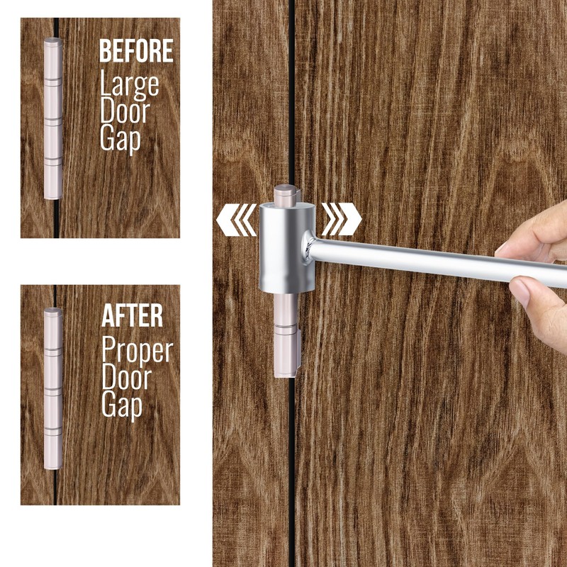 Door Hinge Gap Adjustment Wrench Tool - Universal Door Hinges