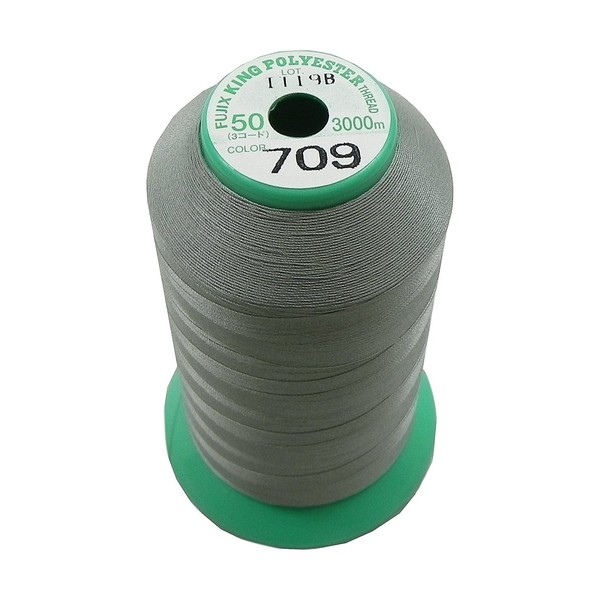 FUJIX Col.709 Commercial King Polyester Sewing Thread #50 Regular Ground