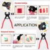 Hilitchi 12Pcs Heavy Duty Stained Glass Tools Mosaic Tools Wheeled