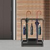 QUSKLISU Industrial Metal Umbrella Holder Stand with 18 Slots &