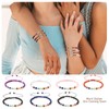 JENCVNL Chakra Bracelet, 7 Chakra Bracelet Real Stones 4 mm