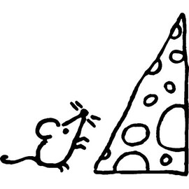 A7 'Mouse & Cheese' Stamp (Unassembled) (RS00030860)