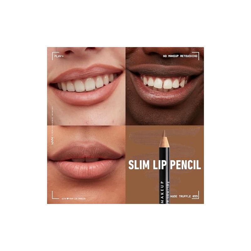 NYX Slim Lip Pencil Nude Truffle