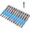 Uadme Magnetic Impact Screwdriver Driver Bits Set, 12Pcs Screwdriver Bit