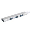 QANYEGN 4 Port USB3.0 Hub, Aluminum Alloy USB Splitter, USB
