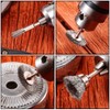 60pcs Stainless Steel Wire Brushes Wheel Cup Pen Cleaning Brush