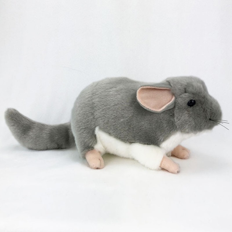 Cute Simulation Chinchilla Plush Toys Simulation Rat Mouse Soft Stuffed