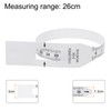 sourcing map 6Pcs Head Circumference Tape 26cm Plastic Measuring Rule