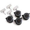 Design61 Universal Casters Wheels with Universal Socket 16 mm Rubber