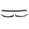 3PCS Front Bumper Lip Spoiler Kit Improve Driving Stability Black