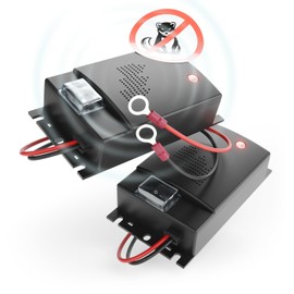 greate greate 2X Marderschreck Auto mit 12V Batterieanschluss - Marderschrecker Auto fr Motorraum - Mader Abwehr, Marderschutz fr Auto, Marderabwehr Auto, Marder Ultraschall, Maderschrecker Auto