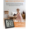 Digital Thermo-Hygrometer Indoor Thermometer Hygrometer Temeo Hygro Indicator 3.1 Inch