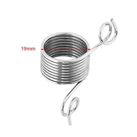 6 piezas Anillo guía metálico de hilo dedo de guía de hilo de metal Anillo de dedo dedal de acero inoxidable para Crochet Accesorios Artesanales De Tejer Herramienta 19 mm/0,75 pulgadas