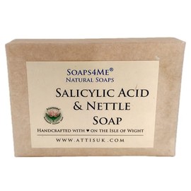 SOAPS4ME Natural Salicylic Acid and Nettle Soap, Handcrafted on Isle of Wight