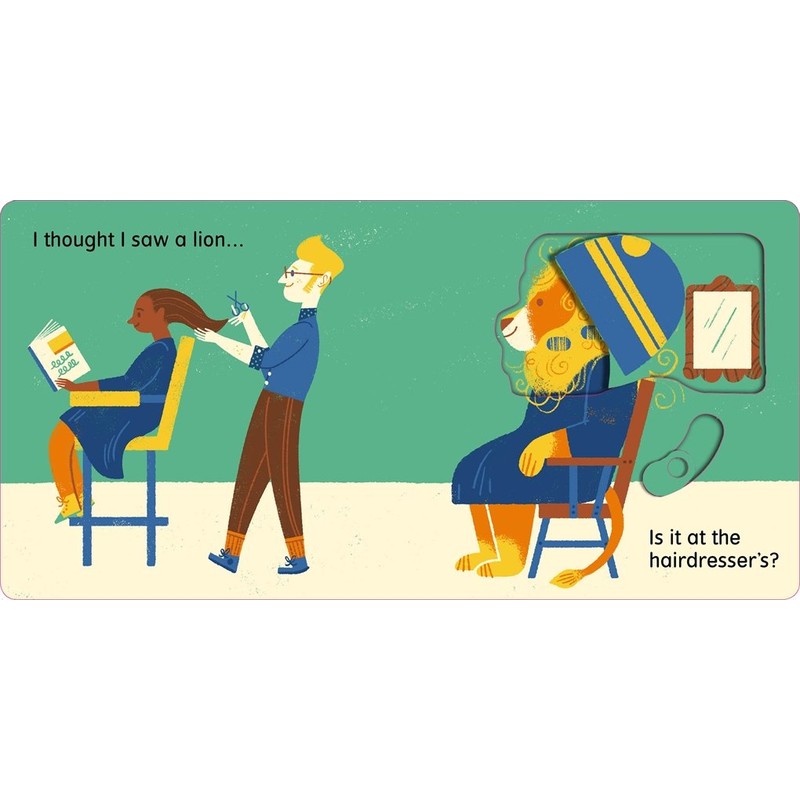 I thought I saw a... Lion!