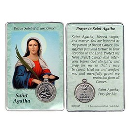 St. Agatha Prayer Card