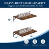 2-Pack Large Wall Mounted Shelf 3x2Ft (36x24In) - 600lbs Capacity