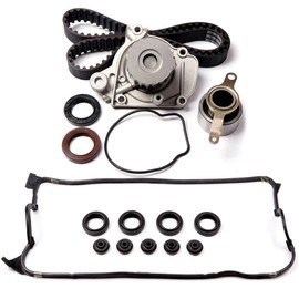 SCITOO TS26224 Timing Belt Water Pump Kit 1996-2000 For Honda Civic,1996 1997 For Honda Civic del Sol 1.6L