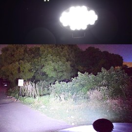 6.5 inch Oval LED Light Flood for John Deere Wide Ultra Bright Offroad Car Case IH Tractor Agriculture 75W 8600LM Bulb Driving Fog Work Lamp Engineering Vehicle Lights 12V 24V 1pc