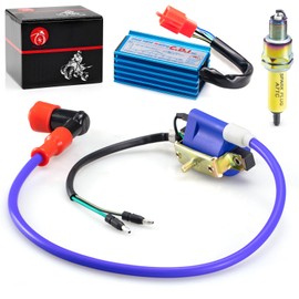 5Pin AC CDI Ignition Coil and 10mm Spark Plug For ATV dirt bike 70cc 90cc 110cc