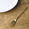 Tsubame 三条 retoroeregante Matte Gold Dessert Fork