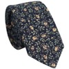 BELLUNO Corbata delgada floral para hombre, corbata de flores estampada