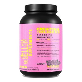 Mr. Yellow Creatina + Colgeno 1kg 200 Servs Moras