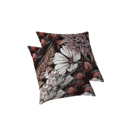 ggaimwf Flower Cushion Cover Decorative Flower Cushion Light Vintage Art Aesthetic Cushion Covers for Sofa Cushion Covers Farmhouse Scattering Cushion with Covers Included Set 2 40 x 40 cm