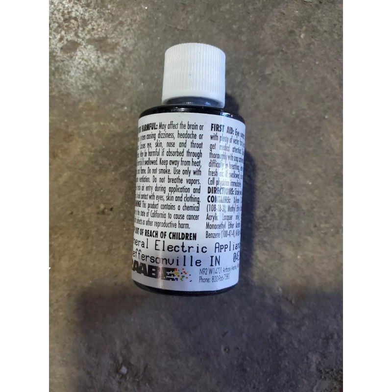 GE Black Touch-Up Paint WS97X20462 $12 PER BOTTLE