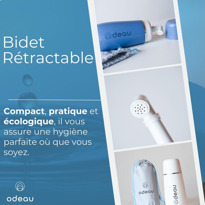 Portable Retractable Bidet - Compact, leak-proof and convenient for ecological